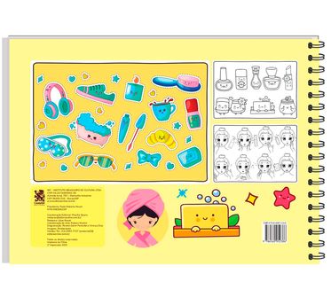 Livro Cute & Comfy para Adultos - Dia de Skin Care