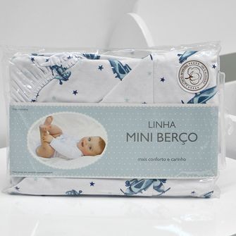 Jogo de Lençol para Mini Berço Jet 103 x 78 cm
