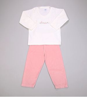 Conjunto Pijama Plush Rosas