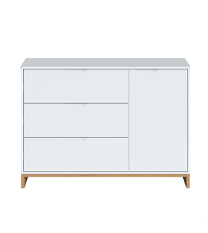 Cômoda Cubo com 3 Gavetas e 1 Porta Divicar