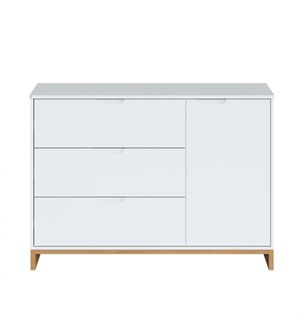 Cômoda Cubo com 3 Gavetas e 1 Porta Divicar