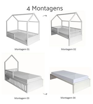 Cama Montessoriana Color Puppi Móbile