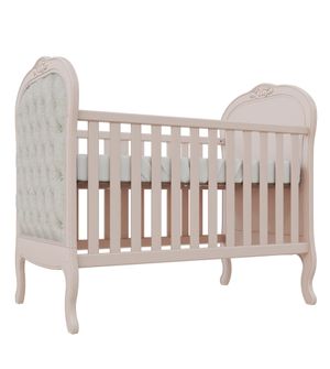 Berço Americano Ópera com Capitonê Sarja Rústico