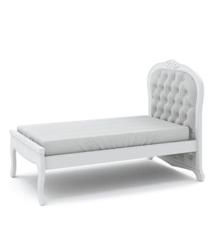 Berço Americano Ópera com Capitonê Sarja Rústico