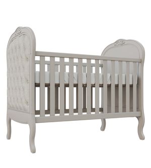 Berço Americano Ópera com Capitonê Sarja Rústico