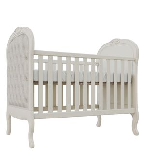 Berço Americano Ópera com Capitonê Sarja Rústico