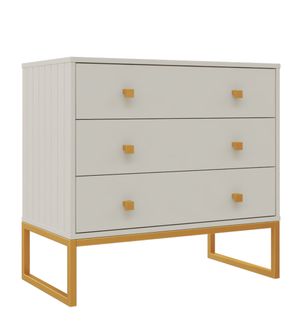 Cômoda Fio com 3 Gavetas - Cia do Móvel
