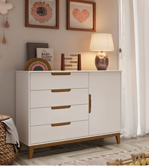 Cômoda Nordic Cody 4 Gavetas Puppi Móbile