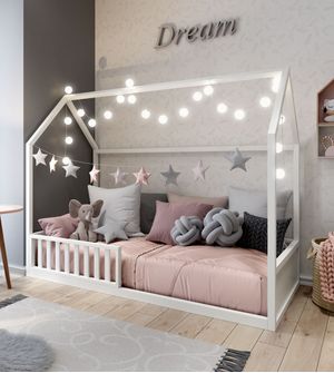 Escorrega para Cama Montessori Branco