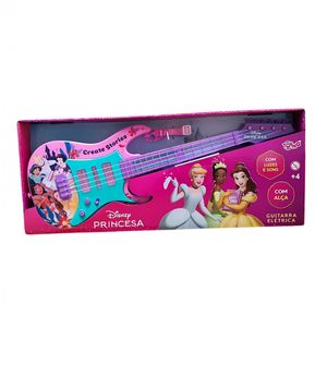 Guitarra com Luz e Som Princesa