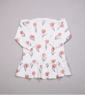 Vestido Moletinho Tulipas