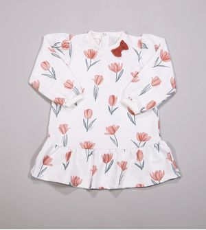 Vestido Moletinho Tulipas