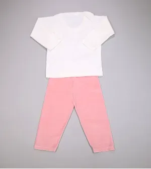 Conjunto Pijama Plush Rosas