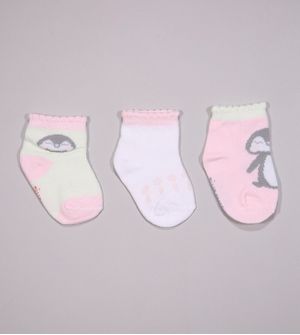 Kit Meia Colorida RN com 3 Unidades - 300786