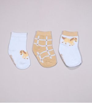 Kit Meia Colorida RN com 3 Unidades - 300787