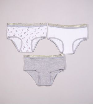 Kit Calcinha Lobinha com 3 unidades - 18108089