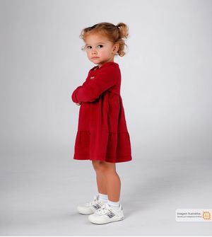 Vestido Manga Longa Confort