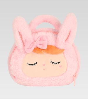 Bolsa Plush Coelha Rosa Metoo