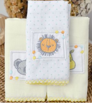 Kit Paninho de Boca Amiguinhos com 3 peças