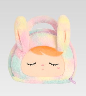Bolsa Plush Coelha Arco Íris Metoo