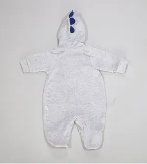 Macacão Plush com Capuz Dino