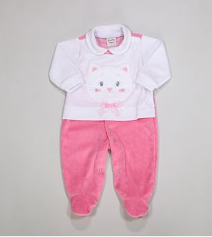 Macacão Plush Urso Menina Urso - 18267