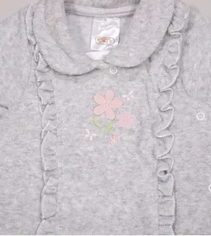 Macacão Florzinha Cinza - 5730