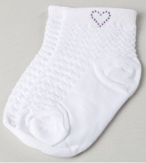 Meia Kids Cano Médio Coração - 02685/011/1160