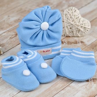 Kit Sapatos Luvas e Touca 1001