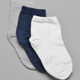 Kit Meia Cano Médio Kids com 3 Unidades