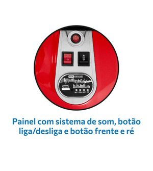 Moto Speed GT Elétrica 12V Vermelha Bandeirante