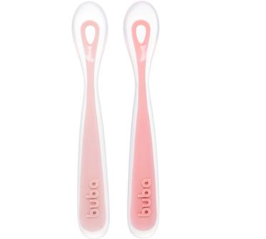 Kit 2 Colheres em Silicone para Introdução Alimentar