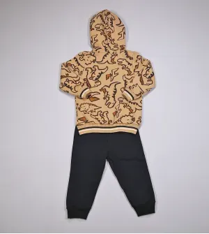 Conjunto Moletom com Capuz Dino