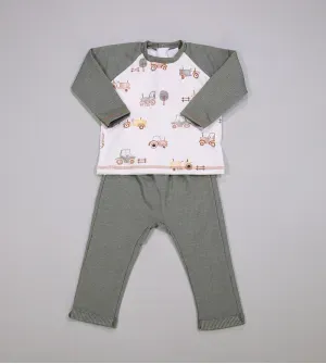 Conjunto Plush Pequeno Trator