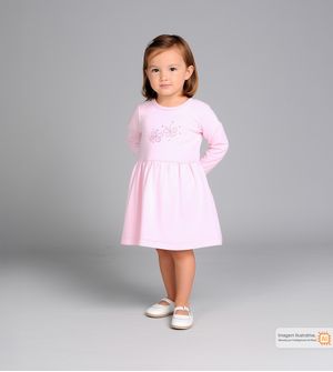 Vestido Manga Longa Borboletinha
