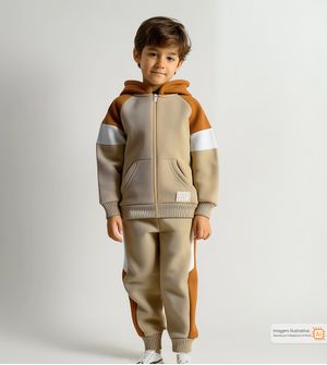 Conjunto Moletom com Capuz Action