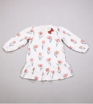 Vestido Moletinho Tulipas