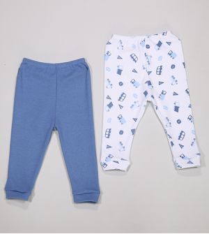 Culote Carrinhos Com 2 Unidades Azul