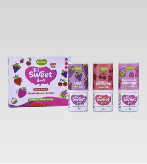Tri Sweet Stick 3 em 1 - Blush, Batom e Sombra