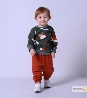 Conjunto Moletom Floresta