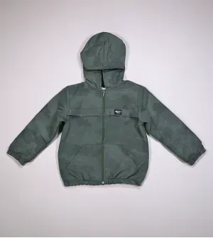 Jaqueta Com Capuz Camuflada
