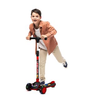 SKATENET LED DOBRAVEL PRETO/VERMELHO 1547