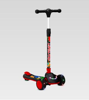 SKATENET LED DOBRAVEL PRETO/VERMELHO 1547