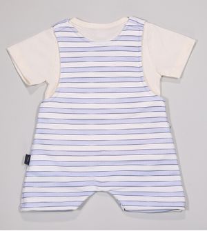 Jardineira/Camiseta Nautical Club - 6733