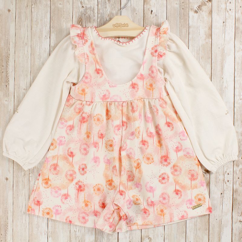 Jardineira-Blusa