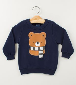 Conjunto Moletinho Urso Cachecol