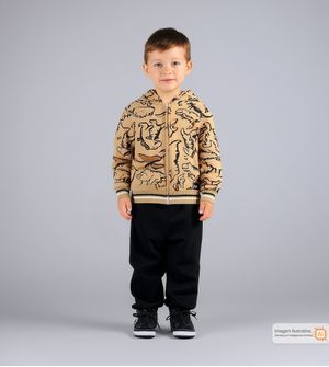 Conjunto Moletom com Capuz Dino