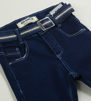 Calça Jeans com Cinto
