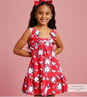 Vestido Catarina Flores - 2100174