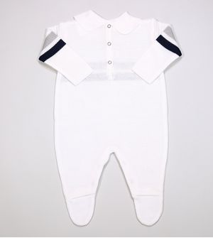 Macacão Listras Branco - 404